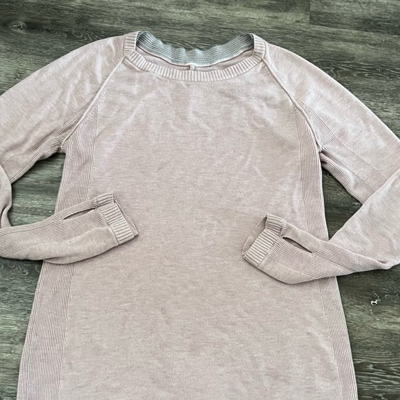 Lululemon Sunshine Coast Sweater Cashmere Blend 6 Dusty Pink - Picture 3 of 10